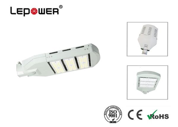 Durable 150W Outside Street Lights , LED Street Light Replacement No UV Or IR Radiation