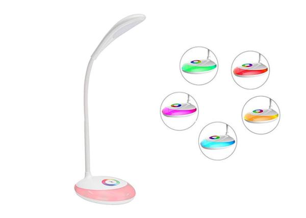 Touch Control Eye Protection RGB LED Desk Lamp with Colorful Night Light