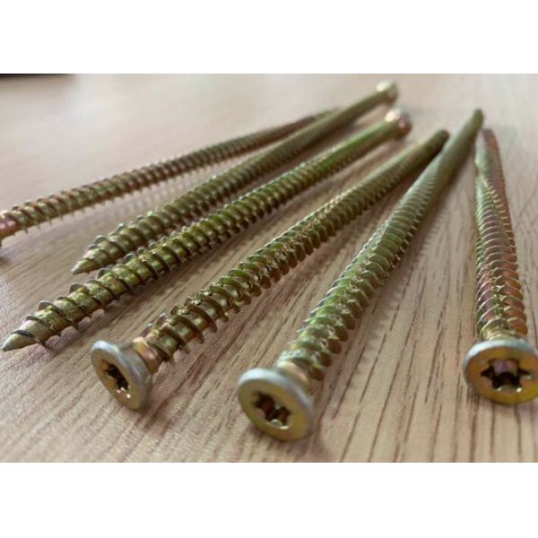 Торкс собственная личность Т30 зенкованная приводом выстукивая конкретные винты отладки рамки, желтый покрытый цинк Кр6