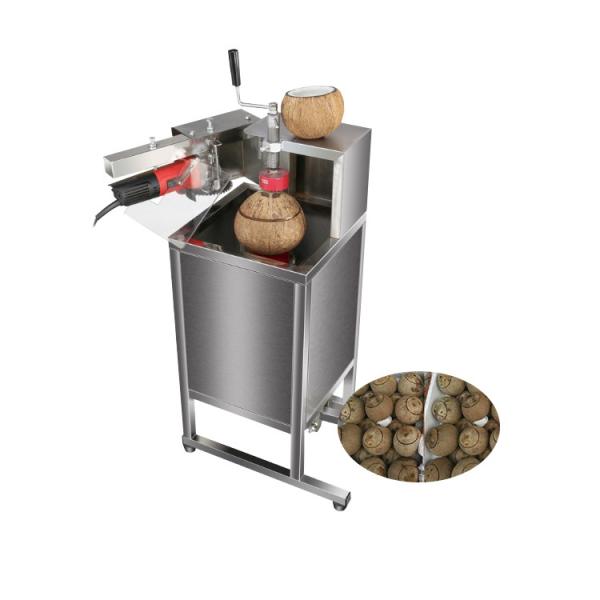 New design coconut cutting and opening machine, coconut ice cream making machine for mouth opened