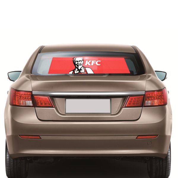 Écran de la publicité de la voiture LED de 1R1G1B 2500cd avec la flexibilité