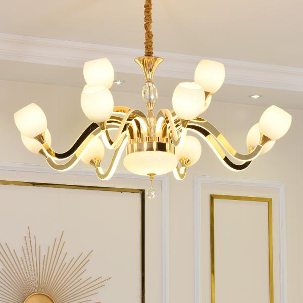 Modern flower led chandelier lighting Fixtures for home (WH-LC-09)