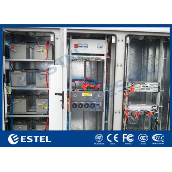 На открытом воздухе укрытие радиосвязей залива шкафа силы IP55 3 с охлаждать кондиционера