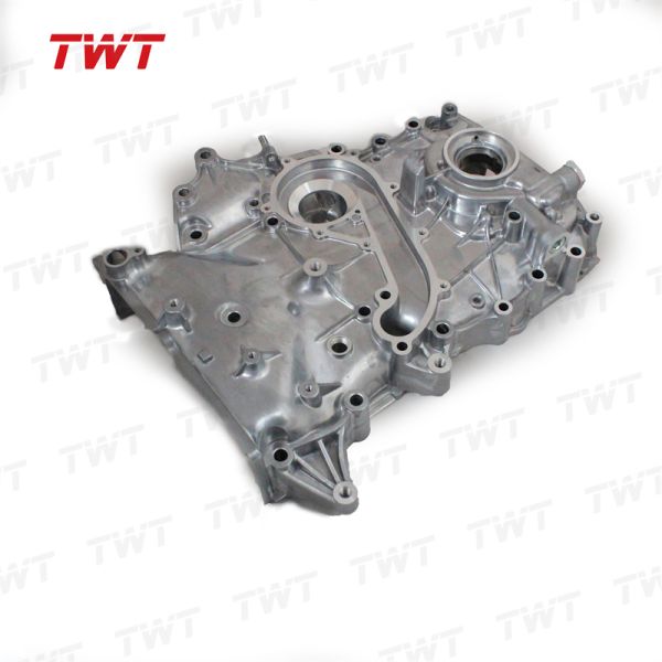 TWT 11310-75073 11310-75074 91671-80840 Engine Timing Chain Cover Pump Gear Type Oil Pump for Toyota Fortuner 2009-2010