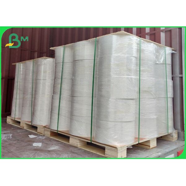 Крен естественного белого камня 250um бумажный для рекламировать печатание