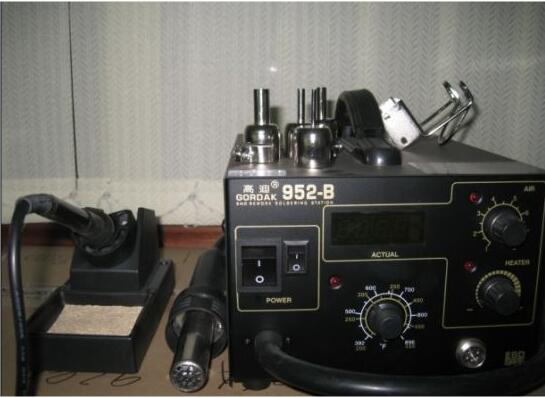 рабочая станция горячего воздуха 952B 24V, воздух SMD горячий перерабатывает станцию