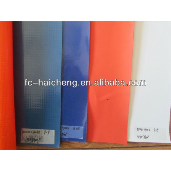 Wholesale UV/FR treated PVC tarpaulin per meter
