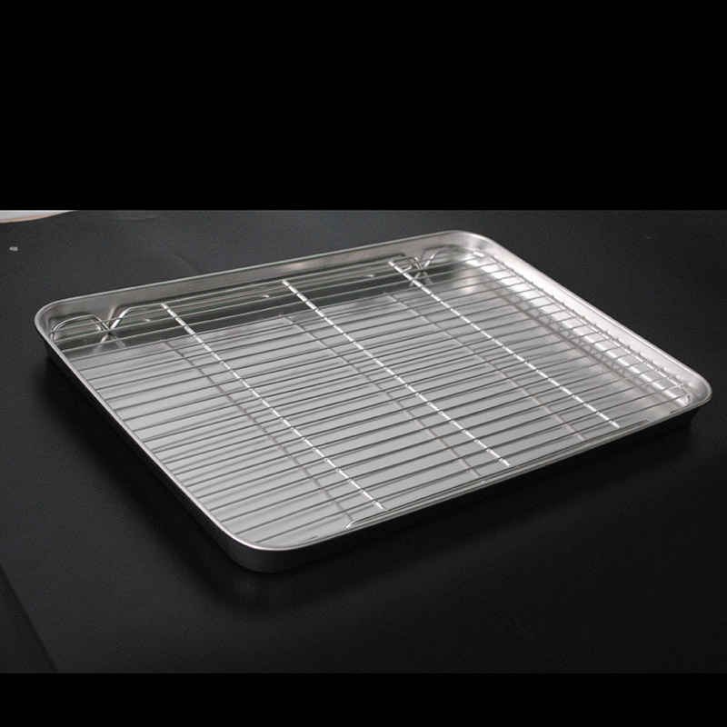 Food Grade Stainless Steel Sus 304 Wire Mesh Oven Dehydrator Trays Drying Cake Bread Cooling Rack for Baking Beef Jerky