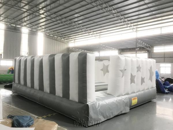 Star Pattern Inflatable Castle Bounce House For Adults / Children High Safety