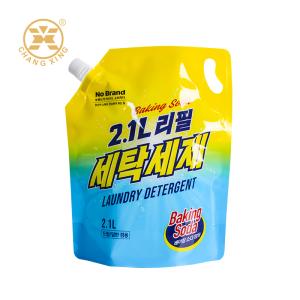 OEM 1L 2L 洗濯洗剤 包装袋 スプートポック 布の軟化剤 スプート付きタンドポック