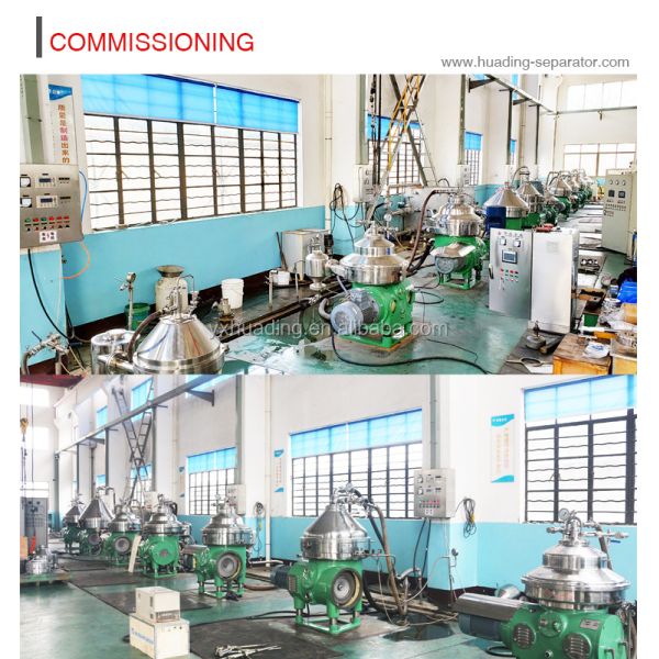 220V - 480V Biodiesel Separator Machine Disc Stack Centrifuge 300W