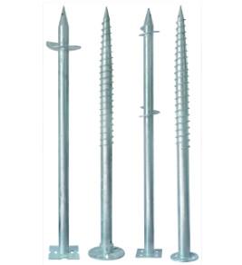 DIN 2605 3m Steel Ground Screw Pole Anchor For Solar Panel Mounting