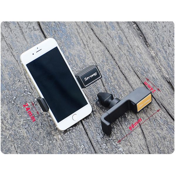 Customized Lighted Logo Cell Phone Car Mount , Air Vent Mobile Phone Holder