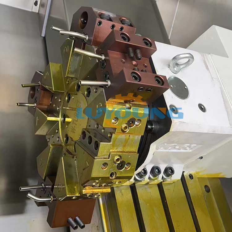 Металлический CNC наклонный лежащий токарный станк TCK40 Наиболее популярный высокоскоростной CNC-токарный станк с CE