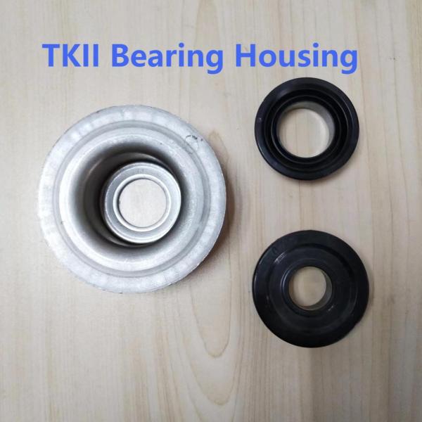Mining Belt Conveyor Roller Idler Steel Bearing Housing With 2 Labyrinth Seals Kits