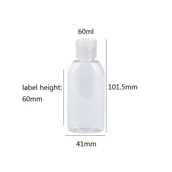 Low Moq 30ml White PE Spray Bottles