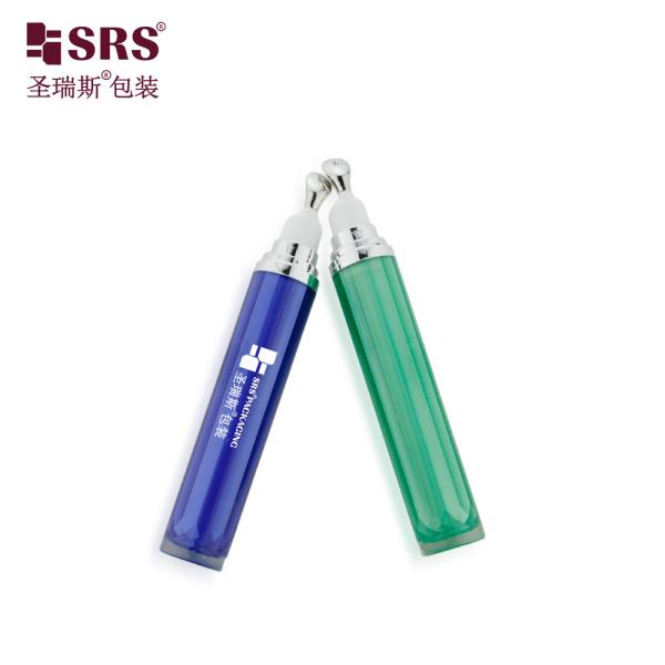 LR001-15ML High Quality No Leakage Acrylic Customization Eye Serum Cosmetic Packaging Applicator Metal