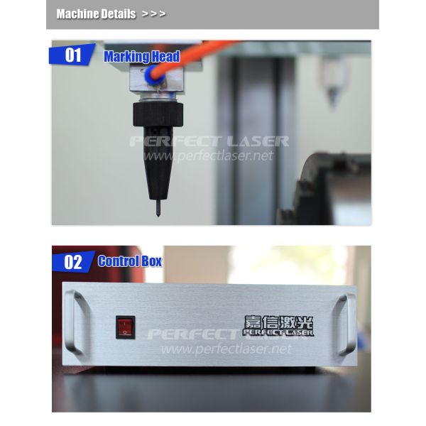 Оборудование маркировки многоточия круглого цилиндра роторное, гравировальный станок белого металла