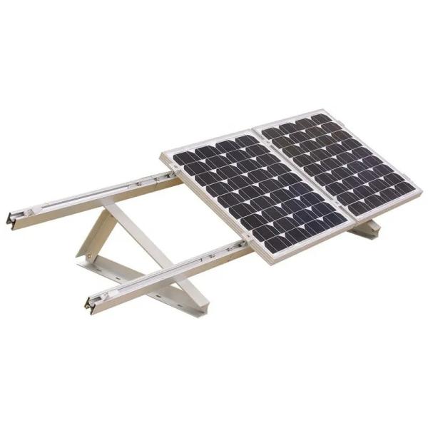 Pole Mount Photovoltaic Solar Panel Mounting Brackets Flat Roof 316SS