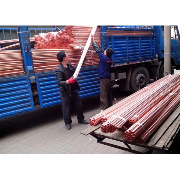 Tube sans couture/soudé de tuyau d'en cuivre de T2 pour le condensateur de climatisation