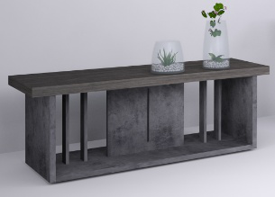 Melamine Laminated Hotel Contract Furniture , Apartment Bedroom Sets