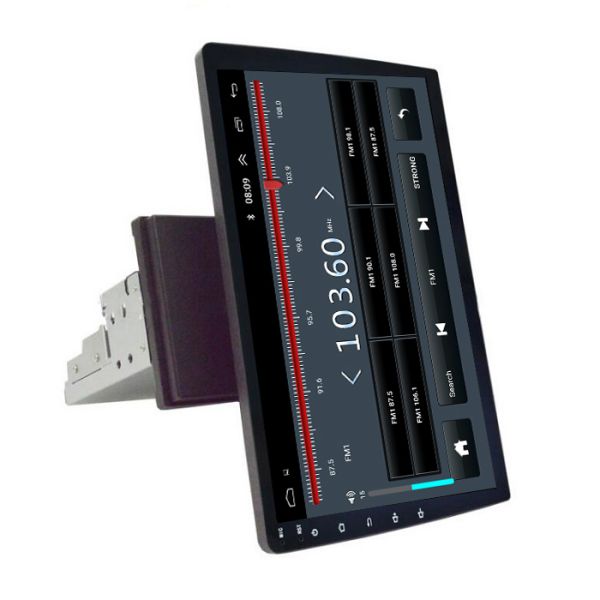 Поворачиваемый экран 1 Din 9 дюймов 4G LTE 2+32G Сеть AM FM Радио Android Автомобильная стерео