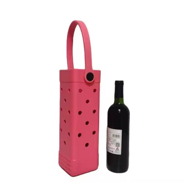 Portable Bogg Bag Wine Tote Easy Carrier Portable Convenient Easy Cleanup