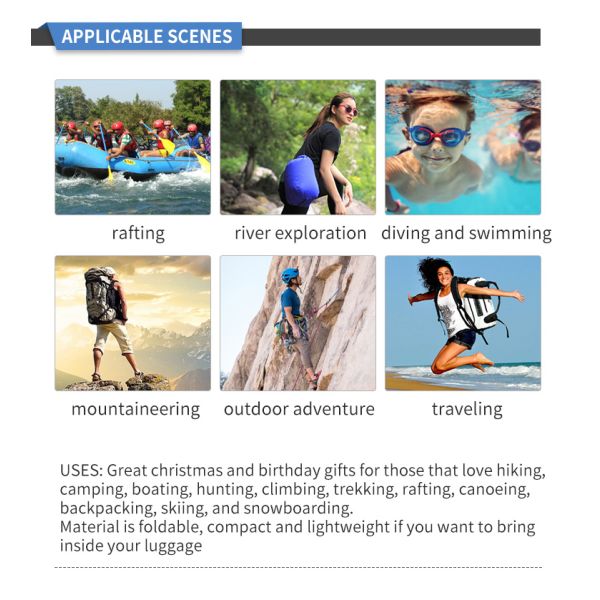 PVC Impermeavel Triathlon Transition Backpack Outdoor Sport use