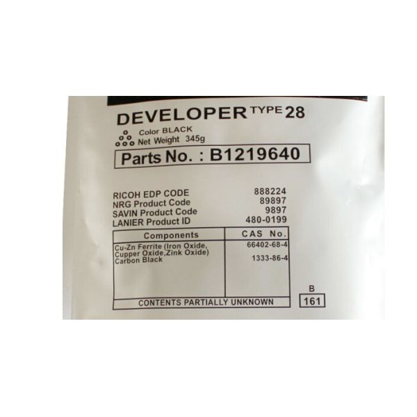 B1219640 Type 28 Developer Japan Ricoh Toner Cartridge 60000 Pages / Ricoh Aficio Toner 1015 2015 2018