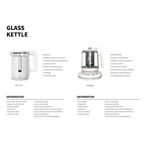 Многофункциональное обслуживание OEM Высокое качество Боросиликатное стеклянное тело Быстронагреваемый стеклянный чайник