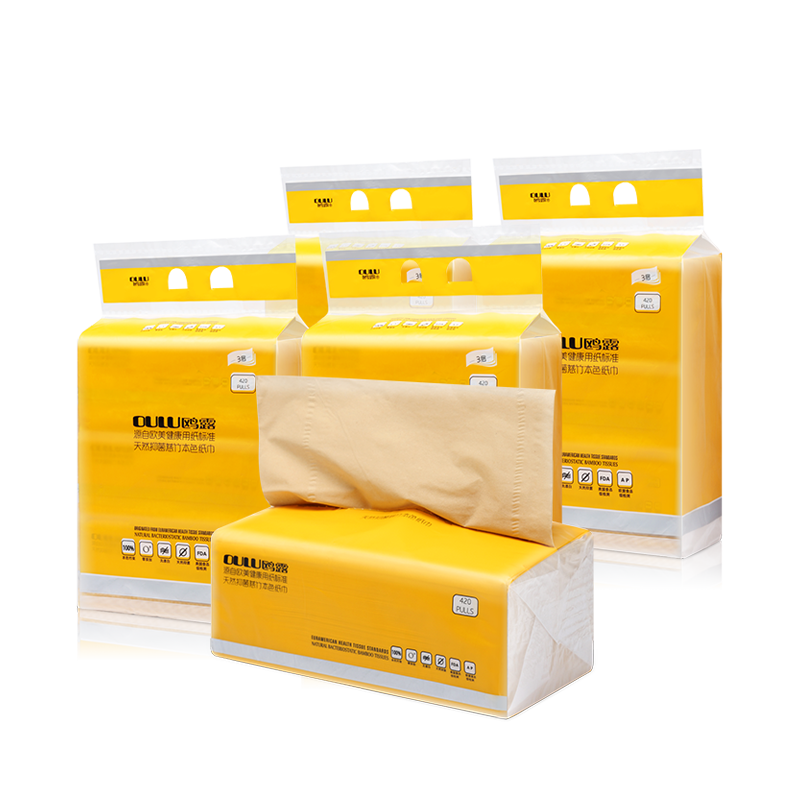 Hot Selling Facial Tissues Bulk Bamboo Face Tissue