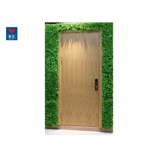 Home Hotel School 30 60 90 Mins Safety Fire Proof Single Leaf Oak Wooden Door