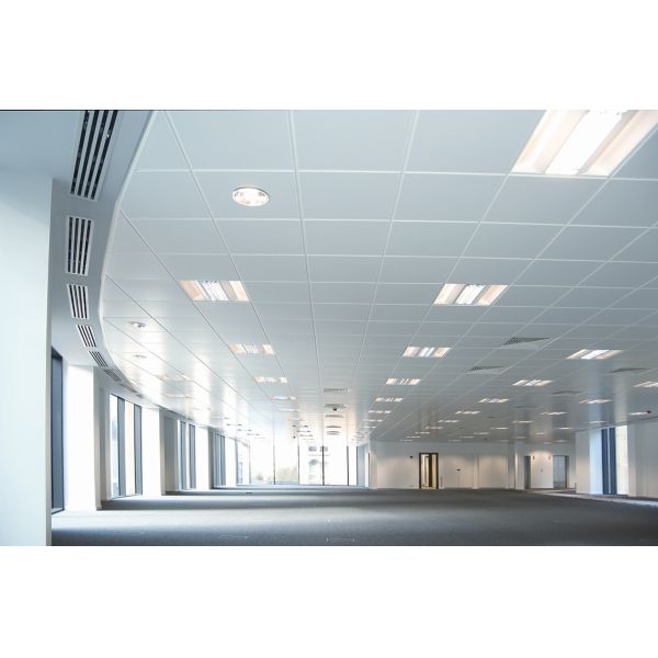 Waterpfoof Suspended False Waterproof Ceiling Tiles 595x595MM Perforated Or Non-Perforated