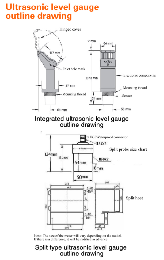 Ultrasonic Liquid Level Gauge