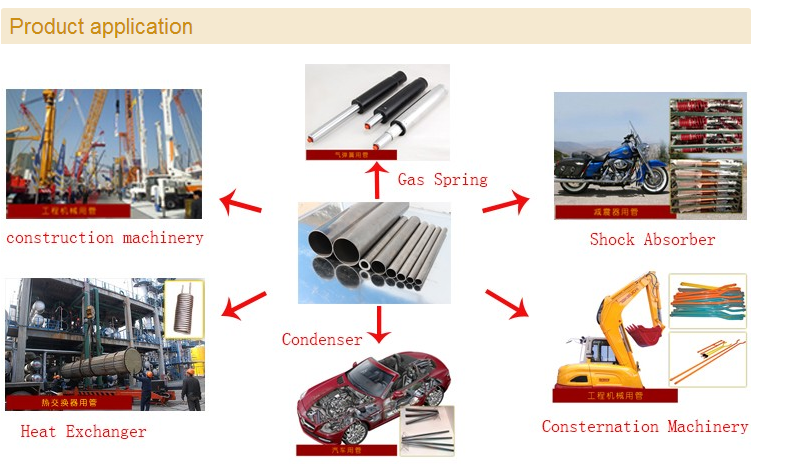 High Frequency Welded Carbon Steel Seamless Pipes , Mild Steel Round Tube