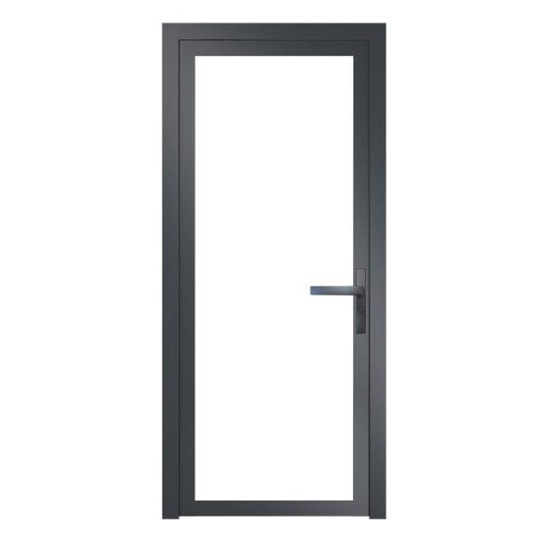 Modern Style Double Glass Aluminium Interior Casement Door Living Room Swing Door