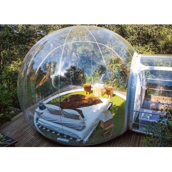 La bóveda inflable cristalina 3M de la casa de la tienda de la burbuja/CE del tamaño de los 4M/de los 5M aprobó