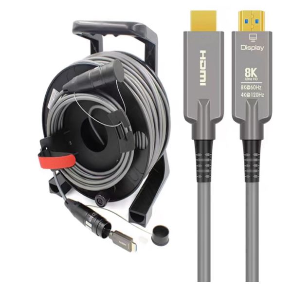 Armored Upgraded Engineering Version 2.0 Fiber Optic HDMI High - Definition Cable 4K@60Hz