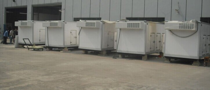 Temperature Controlled Ice Cream Truck Body For Frozen Food Transport Customizable