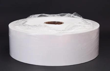 Película laminada a frio em relevo, solúvel em água, para uso industrial