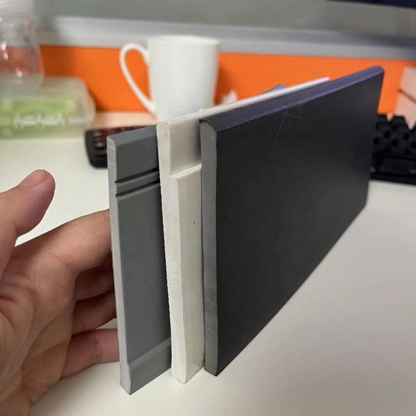 Acessórios de piso 4 polegadas Flexível de borracha piso parede coberta base de parede de saia