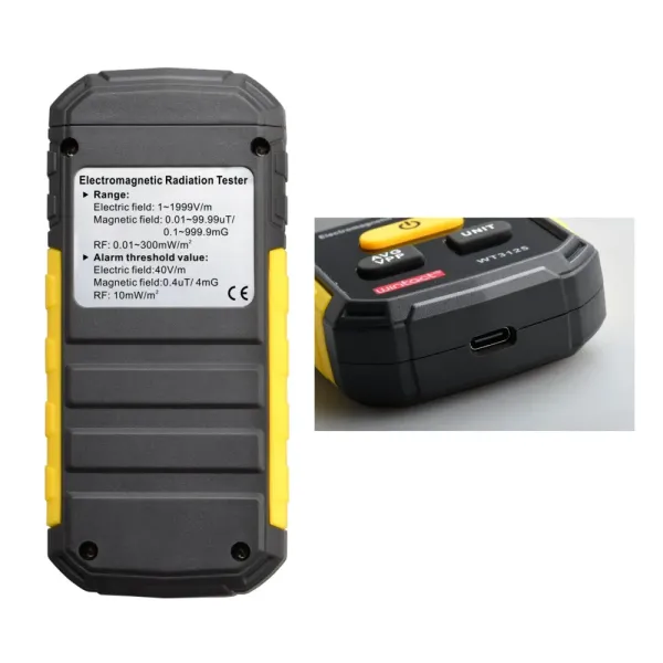 WT3125 Portable Emf Radiation Detector RF 0.01~300MW/M² Detection