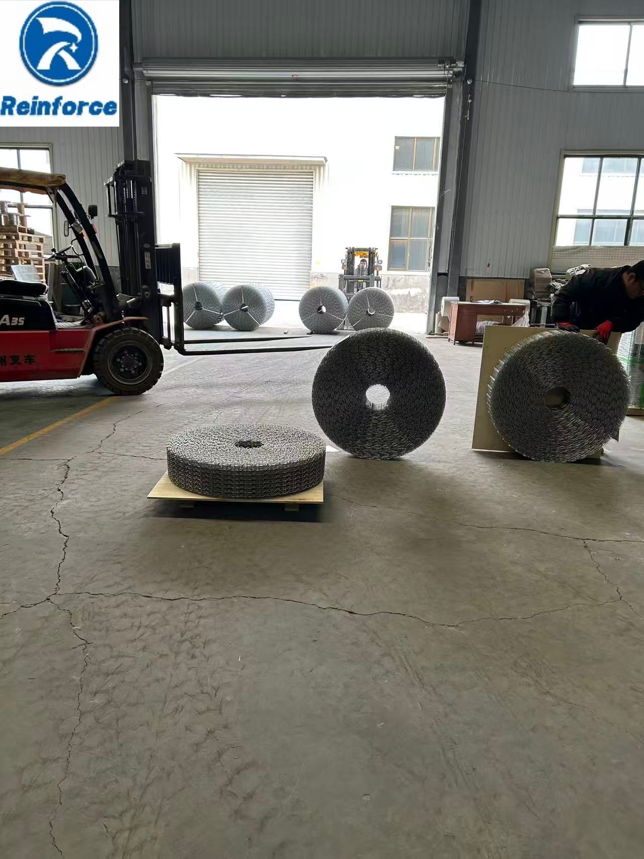 Zinc-Coated Q 235 Concrete Weight Coating Mesh
