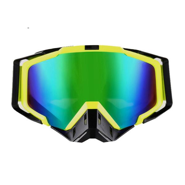 Motocross de alto impacto da resistência que compete óculos de proteção para conduzir a escalada