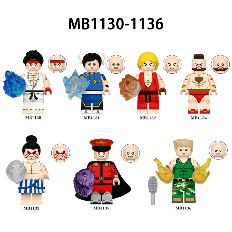 Game Series Street Fighter‌ Building Blocks Minifigures