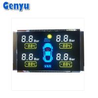 Module d'écran noir d'affichage LCD segmenté VA COB+PIN pour la pression des pneus de voiture