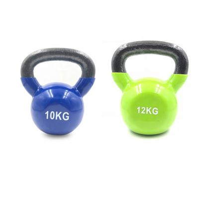 Competition Vinyl Painted 12kg Cast Iron Kettlebell Workout Fitness Equipment
