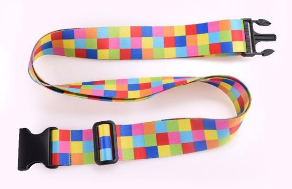 Safety Personalised Luggage Straps Adjustable With Polyester Cotton Material 