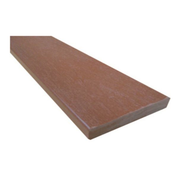 133x24mm Outdoor WPC Solid Board , Eco-friendly Wood Plastic Composite Flooring