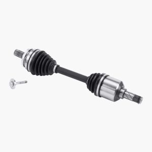 KAWA CHROME STEEL FRONT LEFT AXLE DRIVE SHAFT REPLACEMENT KIT OEM 22789359 FOR CADILLAC ESCALADE CHEVROLET AVALANCHE 07 14 CV JOINT